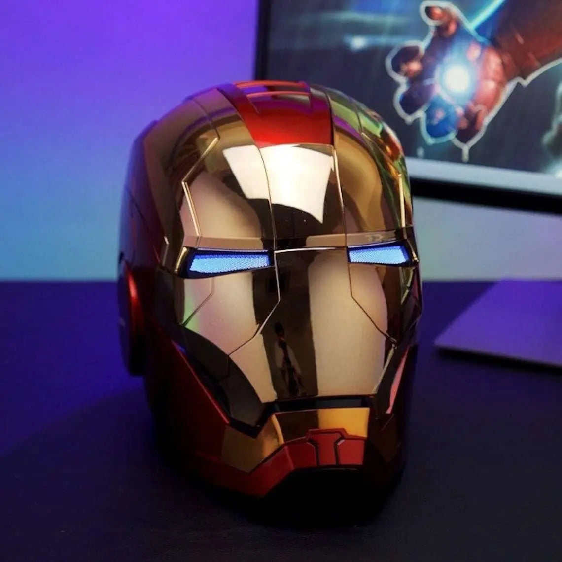 Iron Man  MK5 Helmet Electronic Voice Activated Open&Close Mask COOLSTUFFLAB